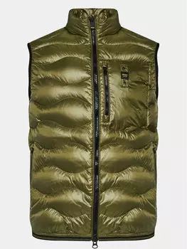 Жилет стандартного кроя Blauer, зеленый