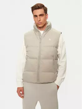 Жилет стандартного кроя Calvin Klein Jeans, бежевый