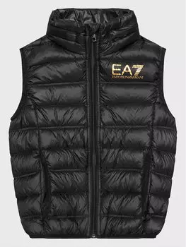 Жилет стандартного кроя Ea7 Emporio Armani, черный