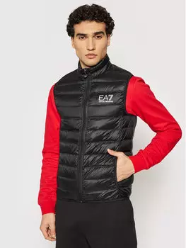 Жилет стандартного кроя Ea7 Emporio Armani, черный