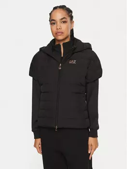 Жилет стандартного кроя Ea7 Emporio Armani, черный