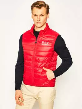 Жилет стандартного кроя Ea7 Emporio Armani, красный