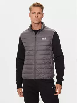 Жилет стандартного кроя Ea7 Emporio Armani, серый