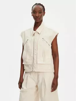 Жилет стандартного кроя Gerard Gilet 105237 A2M8 Pinko, экрю