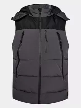 Жилет стандартного кроя Indicode, серый