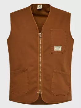 Жилет стандартного кроя Kaotiko, коричневый