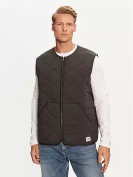 Жилет стандартного кроя Lee, черный