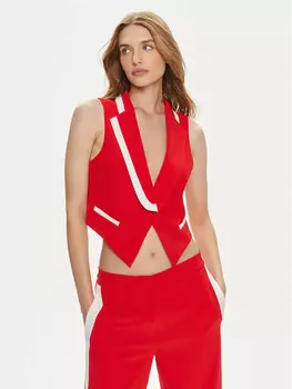 Жилет стандартного кроя Maryley, красный