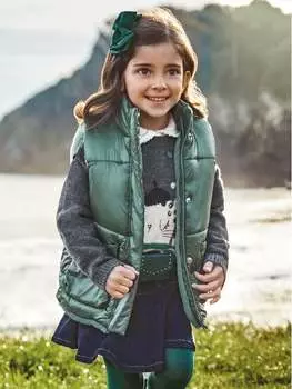 Жилет стандартного кроя Mayoral, зеленый