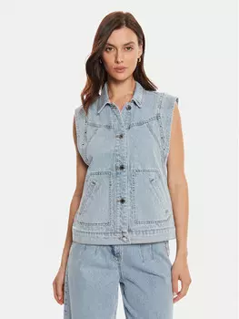 Жилет стандартного кроя Morgan, синий