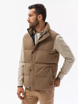 Жилет стандартного кроя Ombre, коричневый