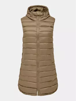 Жилет стандартного кроя Only Carmakoma, коричневый