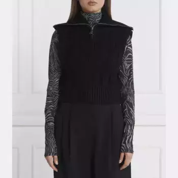 Жилет стандартного кроя Patrizia Pepe, черный