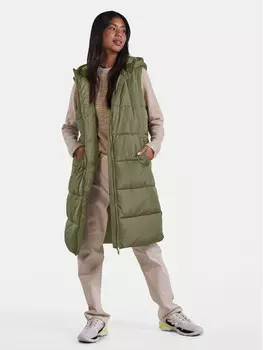 Жилет стандартного кроя Pieces, зеленый