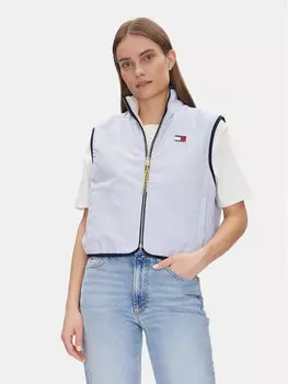 Жилет стандартного кроя Tjw Reversible Teddy Vest DW0DW20233 Tommy Jeans, голубой