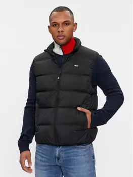 Жилет стандартного кроя Tommy Jeans, черный