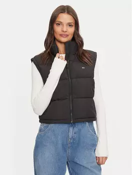 Жилет стандартного кроя Tommy Jeans, черный