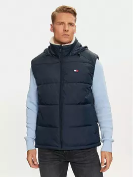 Жилет стандартного кроя Tommy Jeans, синий