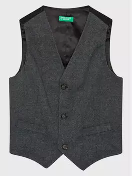 Жилет стандартного кроя United Colors Of Benetton, серый