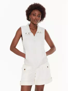 Жилет стандартного кроя United Colors Of Benetton, бежевый