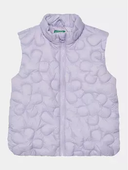 Жилет стандартного кроя United Colors Of Benetton, фиолетовый