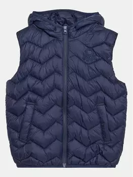 Жилет стандартного кроя United Colors Of Benetton, синий