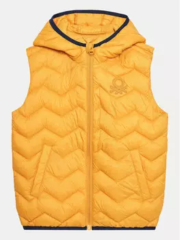Жилет стандартного кроя United Colors Of Benetton, желтый