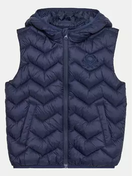 Жилет стандартного кроя United Colors Of Benetton, синий