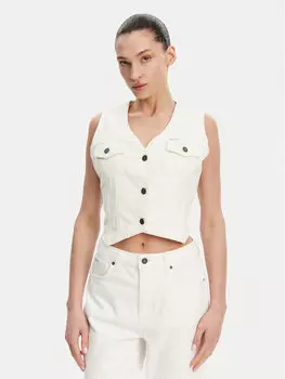 Жилет стандартного кроя W5GN74 D5M62 Guess, белый