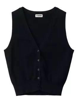 Жилет STAUD Ficus, черный