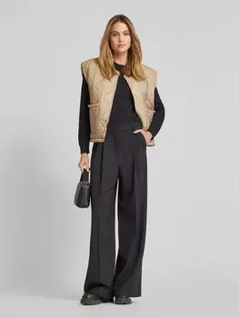 Жилет стеганый на кнопках модель «СИБИРЬЯ» Vila, бежевый