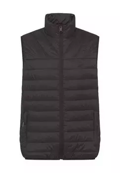 Жилет стеганый, воротник стойка, мужской Globetrotter, черный