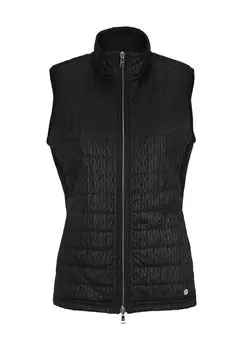 Жилет стеганый Ксения, воротник стойка, теплоизоляционный, женский JOY sportswear, черный