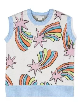 Жилет Stella McCartney Kids Shooting Stars, синий