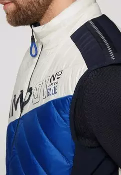 Жилет STEPP MIT BLOCKING Camp David, белый