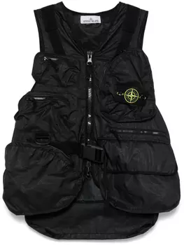 Жилет Stone Island Membrana 3L TC, черный
