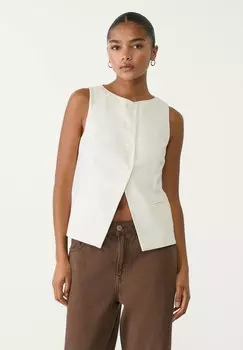 Жилет Stradivarius, бежевый