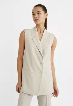 Жилет Stradivarius, молочный