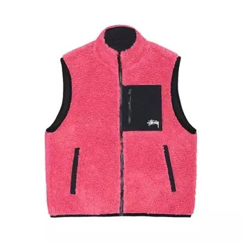 Жилет Stussy Sherpa Reversible Vest, разноцветный