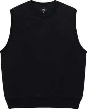 Жилет Stussy Ss-Link Fleece Vest 'Black', черный