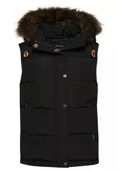Жилет Superdry, черный