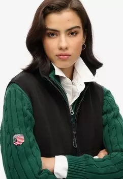 Жилет Superdry, черный