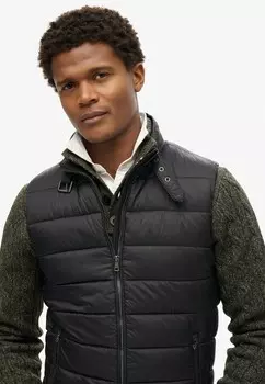 Жилет Superdry, черный