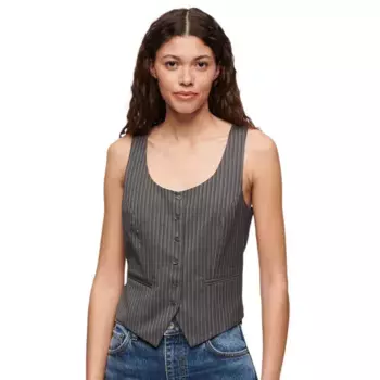 Жилет Superdry Satin Back, серый