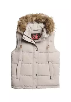 Жилет Superdry, светло-бежевый