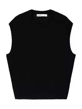 Жилет-свитер Bershka, черный