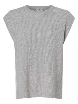 Жилет-Свитер из чистого кашемира Marie Lund, серый