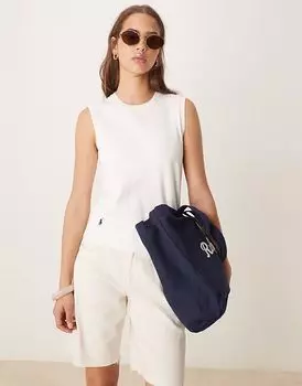 Жилет-свитер Polo Ralph Lauren белого цвета