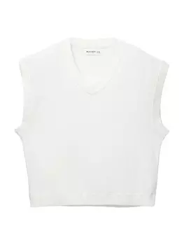 Жилет-свитер Pull&Bear, белый