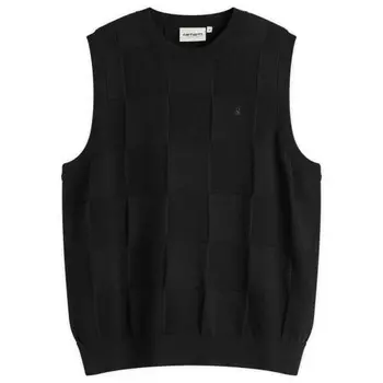 Жилет-Свитер в клетку Carhartt Wip, черный